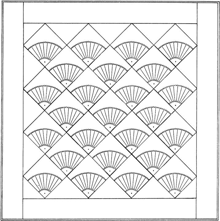 quilt block pattern coloring pages - photo #29