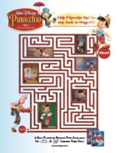 Pinocchio Maze