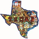 Texas Shaped Puzzle
