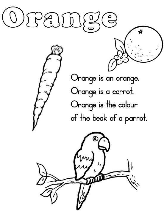 Green color word worksheet