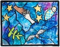 Peace Windows: in the style of Marc Chagall