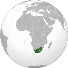 South Africa Highlight Globe