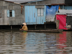 life on the Mekong River in Vietnam