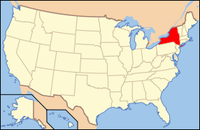 New York Map USA