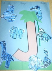 J is for Jungle Art