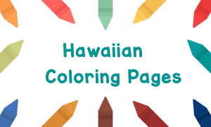Hawaiian Coloring Pages