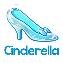 Cinderella glass shoe