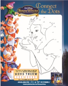 Snow White Connect The Dots