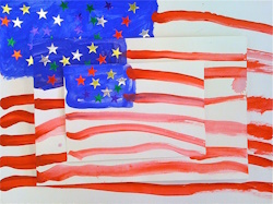 Jasper John Flag