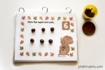 squirrel paly dough mats