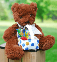 Paper Plate Teddy Bear Picnic Baskets