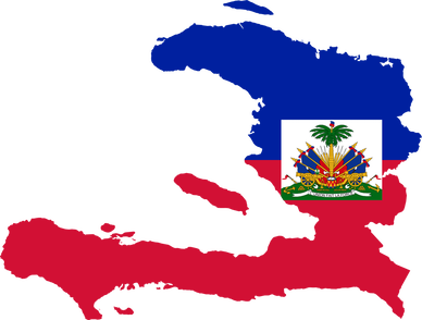 Haiti Flag Map