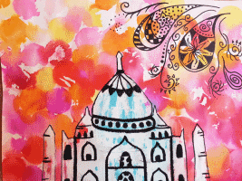 Taj Mahal art project