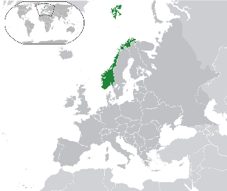 Norway Europe Map