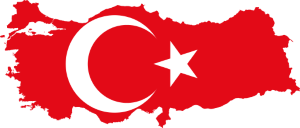 Turkey Flag Map