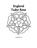 Tudor Rose color page