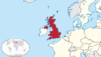 UK map world