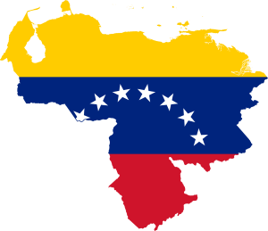 Venezuela Flag Map