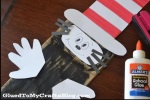 Cat In The Hat Paper Bag Puppet