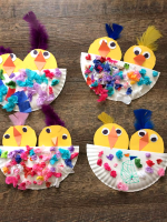 Chick Craft in a Paper Plate Nest