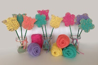 Yarn Flowers