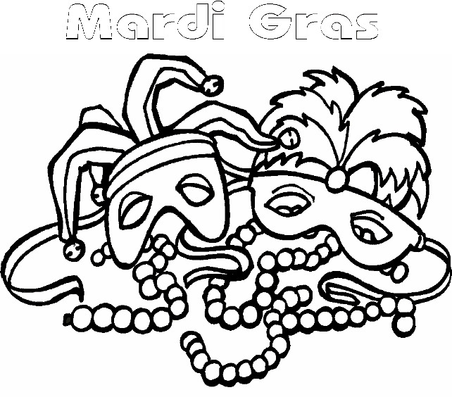 A to Z Kids Stuff Mardi Gras Mask and Beads