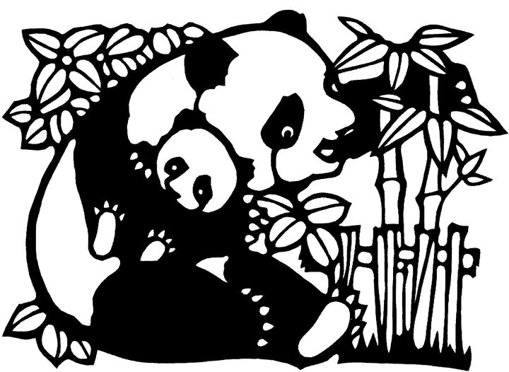 A To Z Kids Stuff Giant Panda Mom And Cub