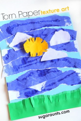 Torn Paper Art - Awesome Fine Motor Activity