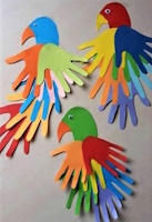 Parrot Hand Prints