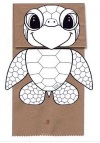 turtle paper puppet