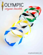 Olympic Origami Bracelets