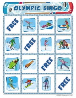 Olympics Bingo Cards