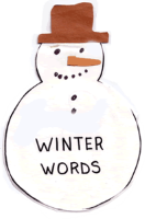 Winter Vocabulary Book