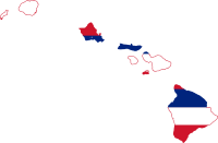 Hawaii Map Flag