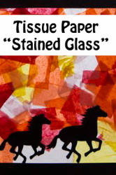 Stained Glass Horses