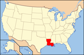 Louisiana Map USA