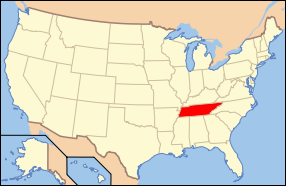 Tennessee Map USA