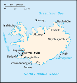 Iceland Map