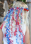 Patriotic Ribbon Crown