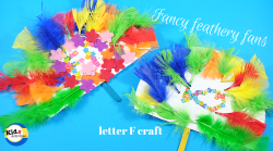 Fancy Feather Craft Letter F